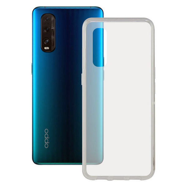 Ovitek za Mobilnik Oppo Find X2 KSIX Flex TPU Prozorno