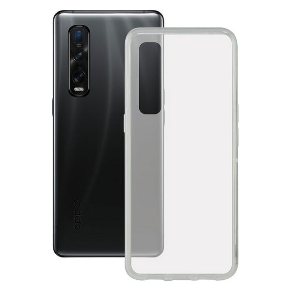 Ovitek za Mobilnik Oppo Find X2 Pro KSIX Flex TPU Prozorno