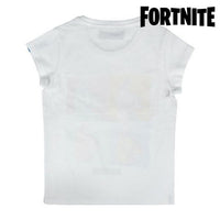 Otroške Majica s Kratkimi Rokavi Fortnite 75052 Bela