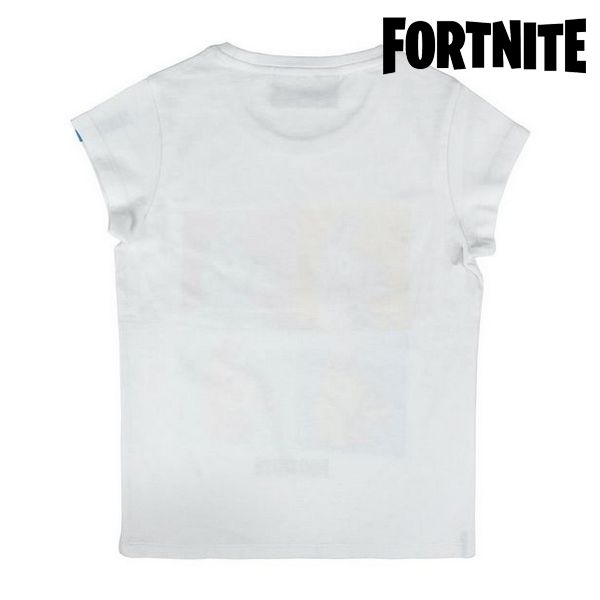 Otroške Majica s Kratkimi Rokavi Fortnite 75052 Bela