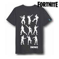 Unisex Majica s Kratkimi Rokavi Fortnite 75061 Črna