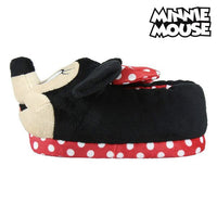 Hišnimi Copati 3d Minnie Mouse Rdeča