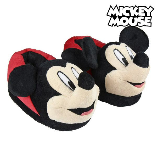 Hišnimi Copati 3d Mickey Mouse Rdeča