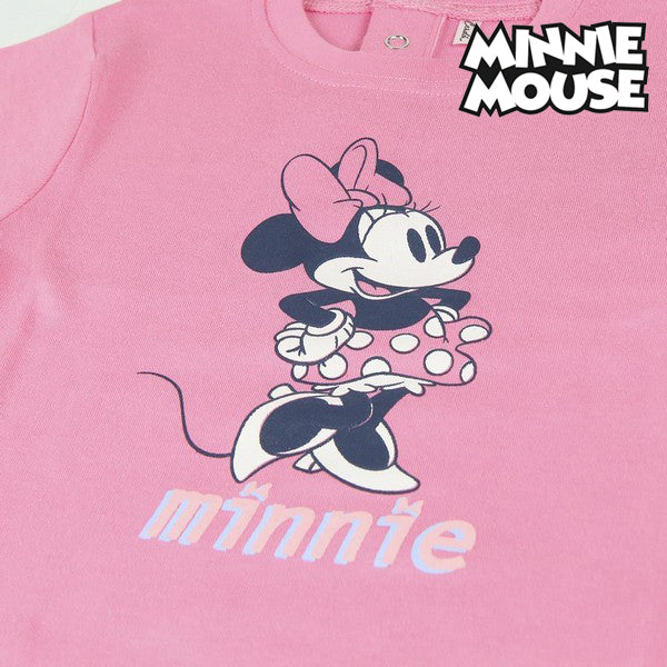 Pižama Otroška Minnie Mouse Roza